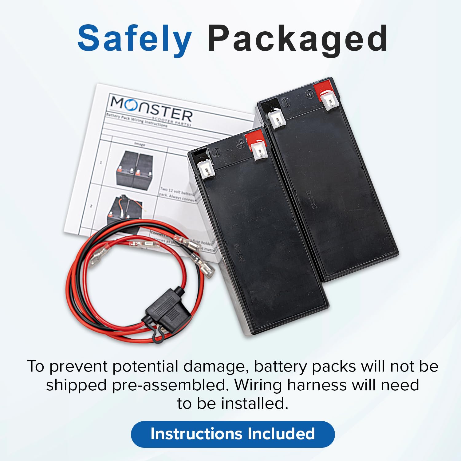 36 Volt Battery Pack for the Razor Crazy Cart XL