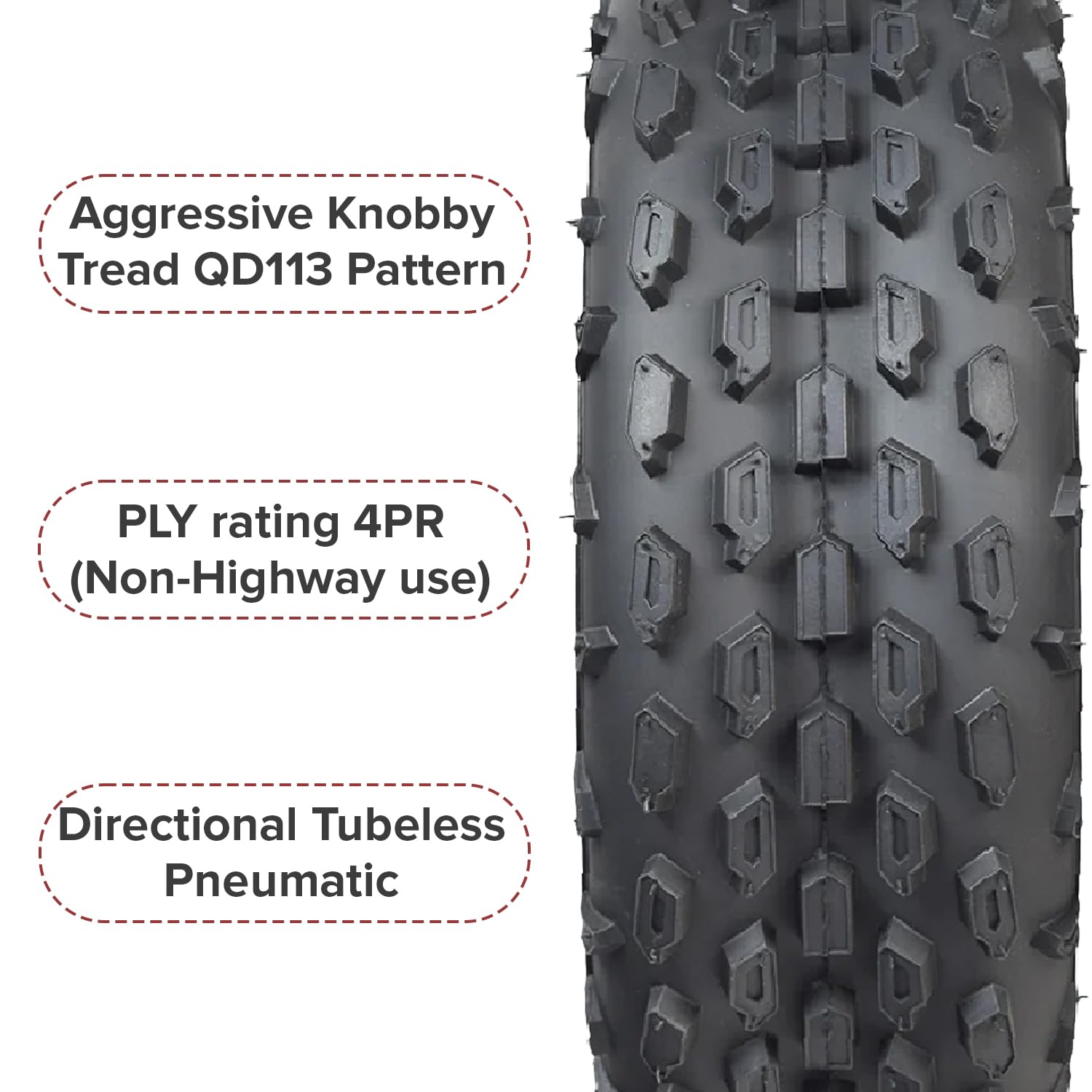 19x7.00-8 Tire for the TrailMaster MB200 Mini Bike