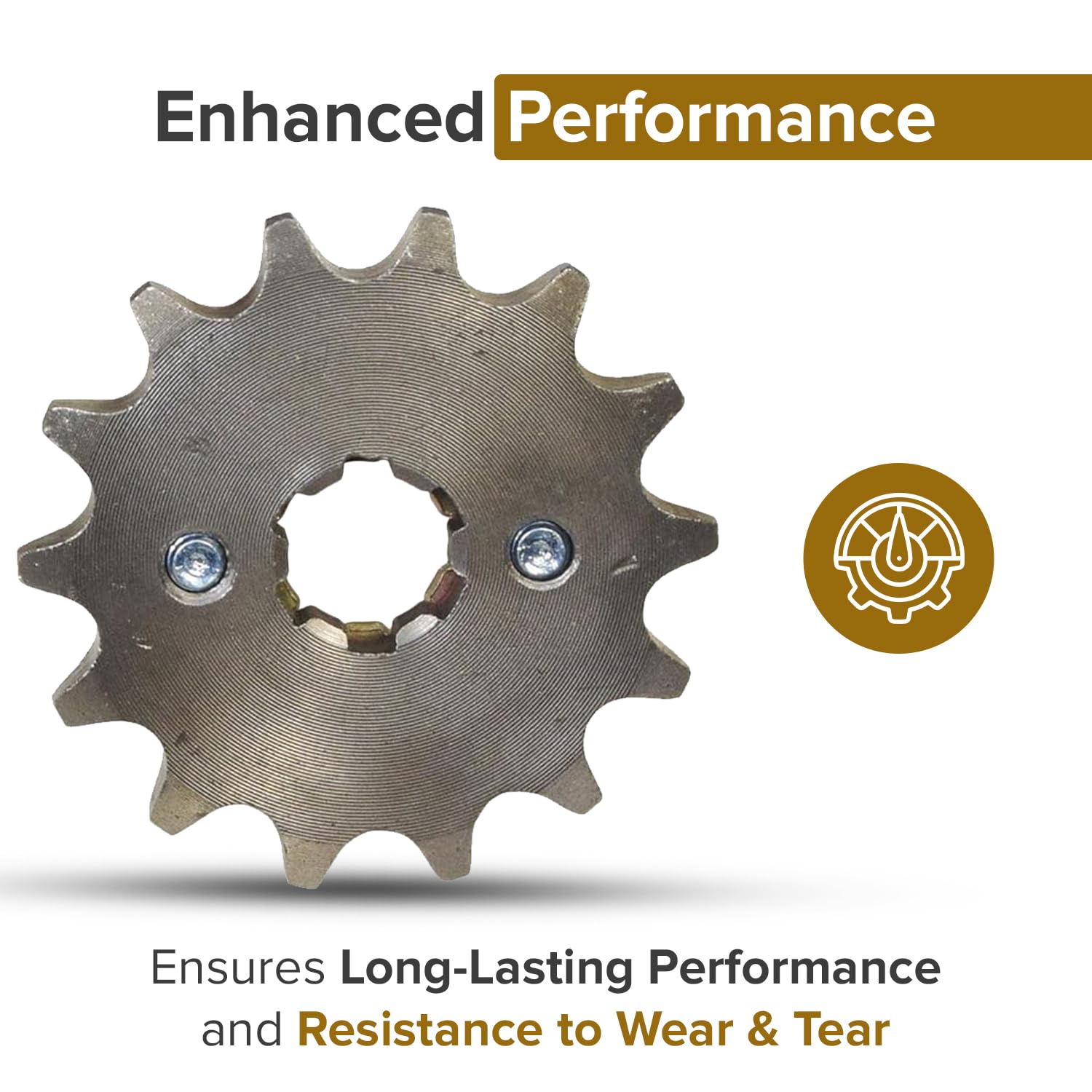 #420 Chain - 14 Tooth Front Sprocket for 50cc, 70cc, 90c, 110cc, & 125cc Pit Dirt Bikes & ATVs with 17 mm Shaft