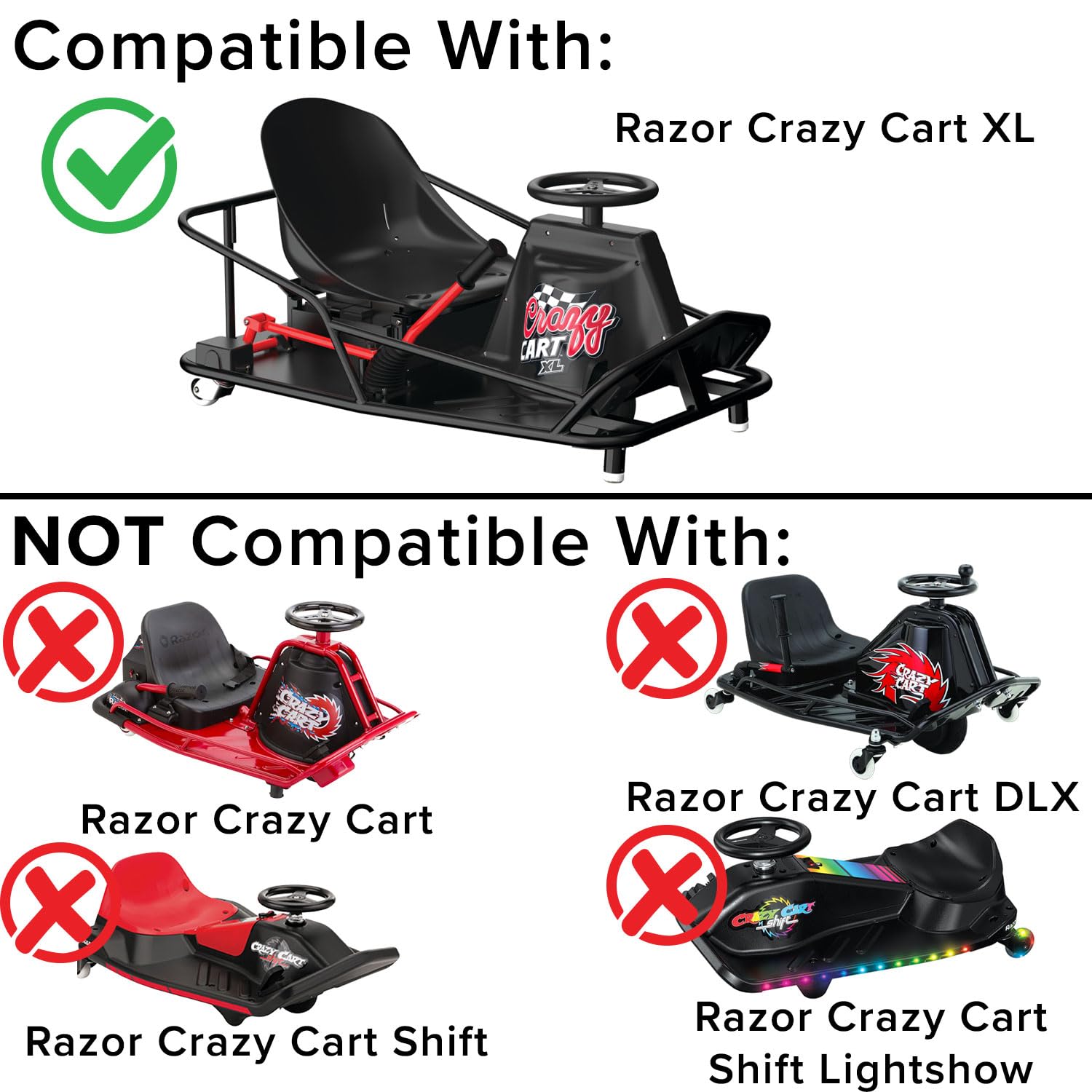 36 Volt Battery Pack for the Razor Crazy Cart XL