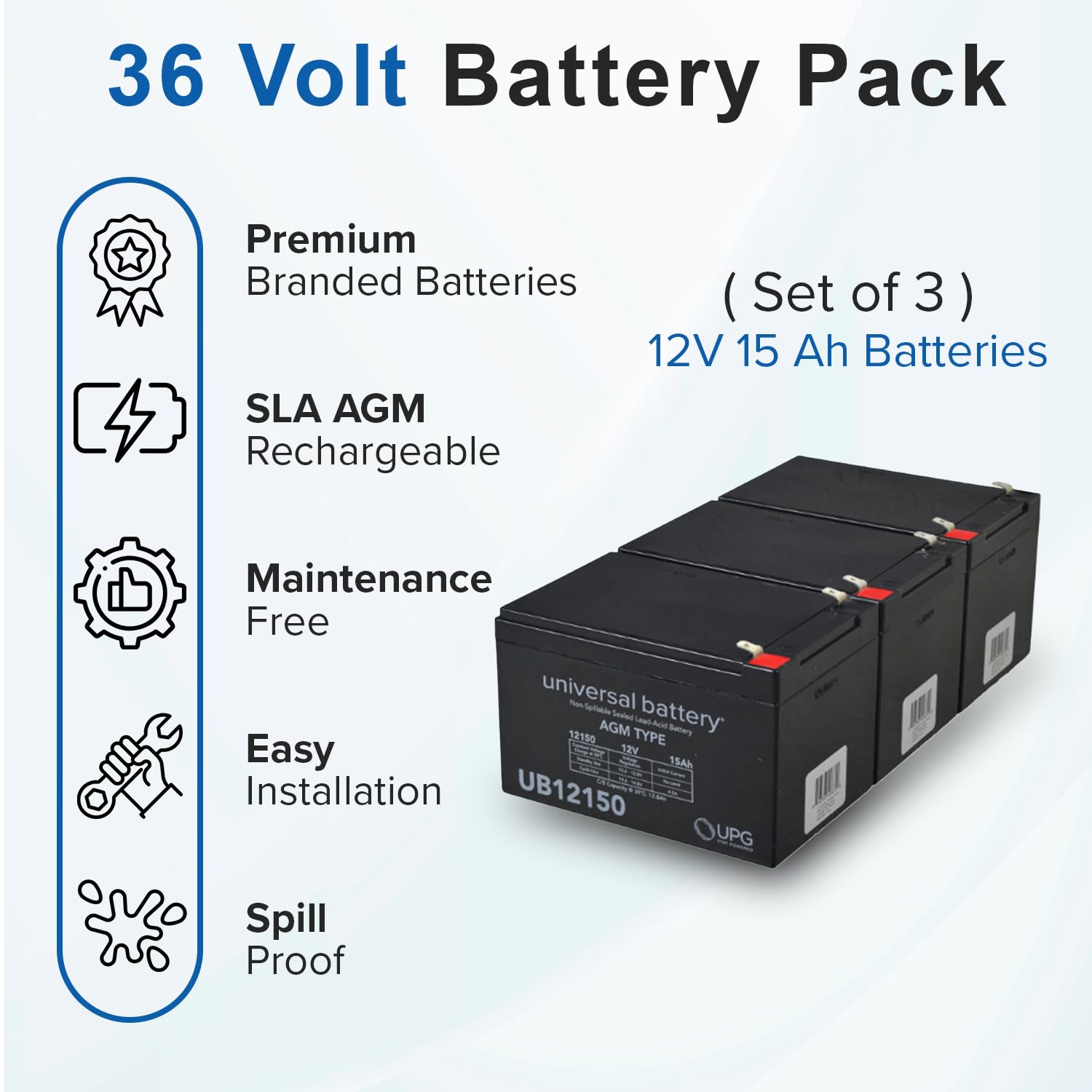 36 Volt Battery Pack for the Razor Crazy Cart XL
