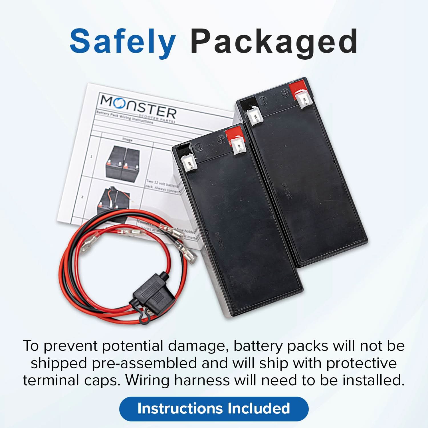 Mighty Max 12V 9Ah SLA Battery (2-Pack) – Replacement For Razor Dirt Quad & Mini-ATV