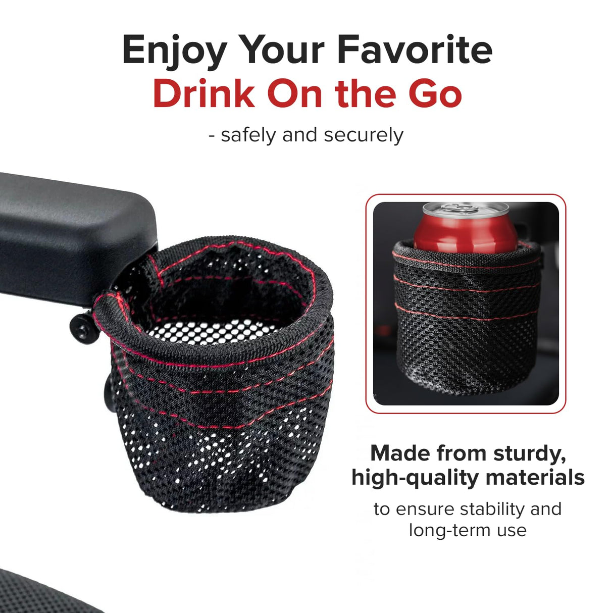 Cup Holder for the Jazzy Passport Power Chair (ACC1707456)