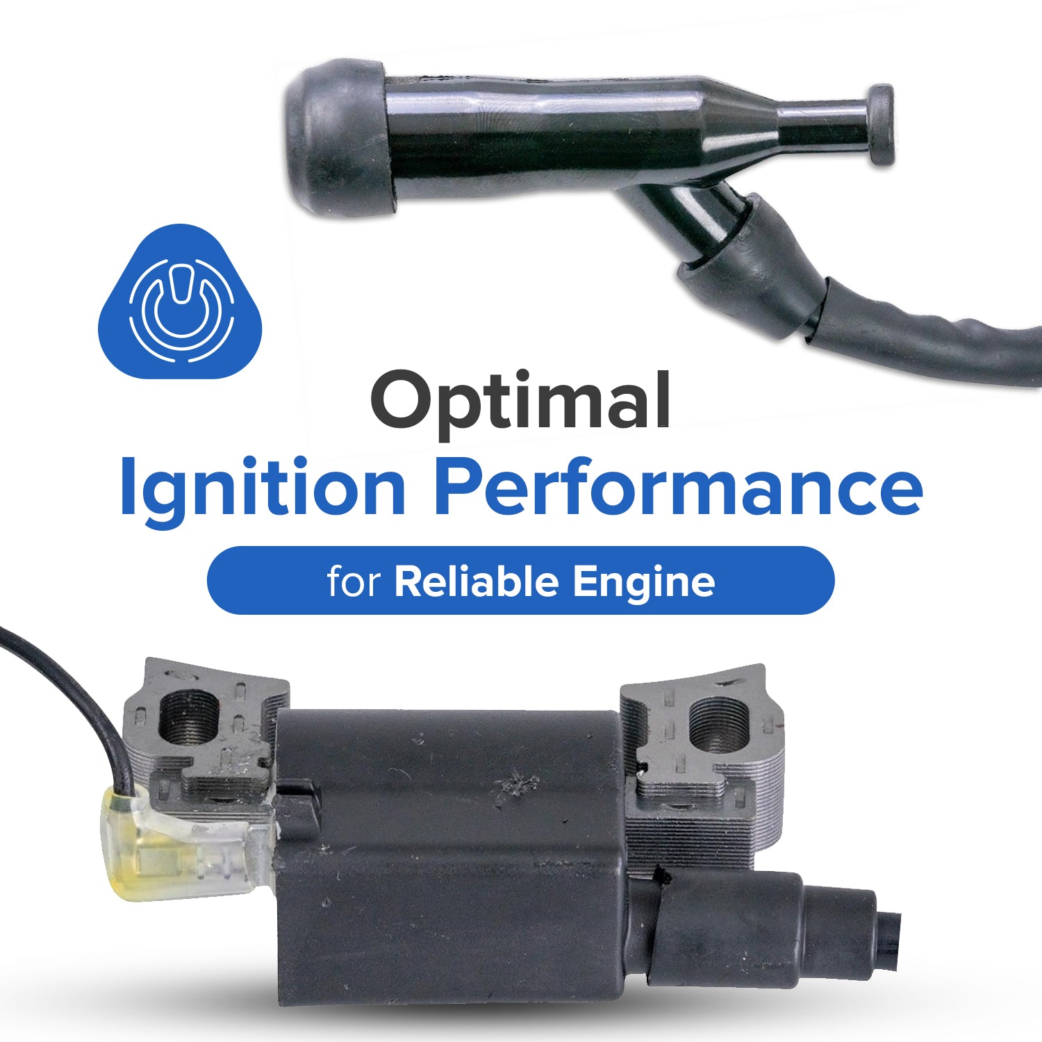 196cc 6.5 Hp (Honda GX200 Clone) Ignition Coil for the Baja Mini Bike MB165 & MB200 (Baja Heat, Mini Baja, Baja Warrior)