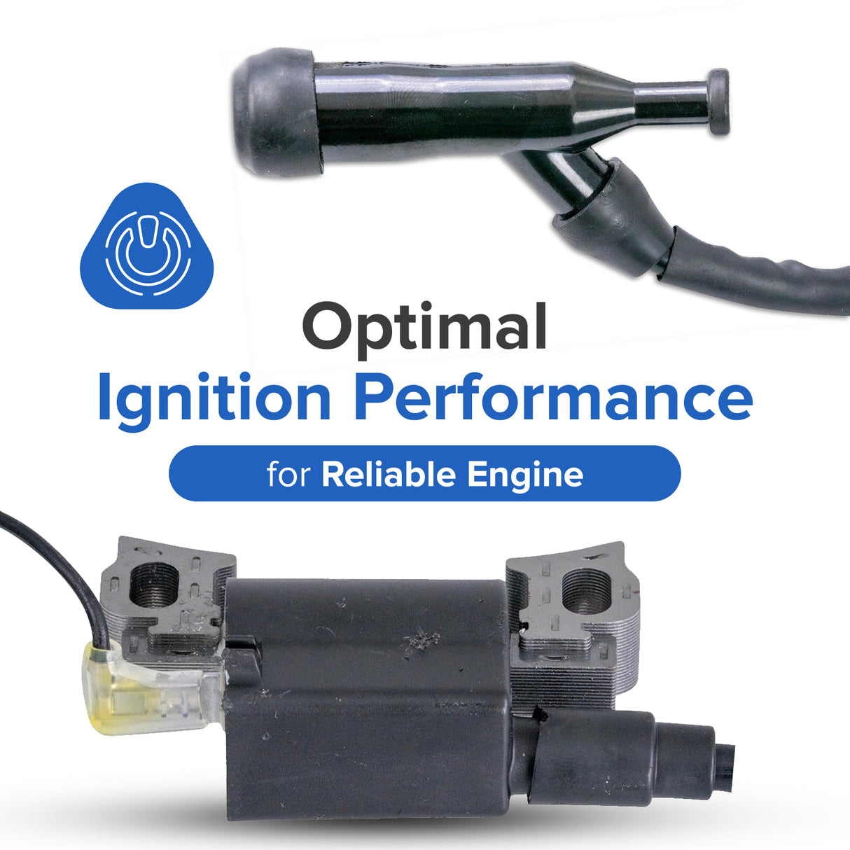196cc 6.5 Hp (Honda GX200 Clone) Ignition Coil for the Baja Mini Bike MB165 & MB200 (Baja Heat, Mini Baja, Baja Warrior)