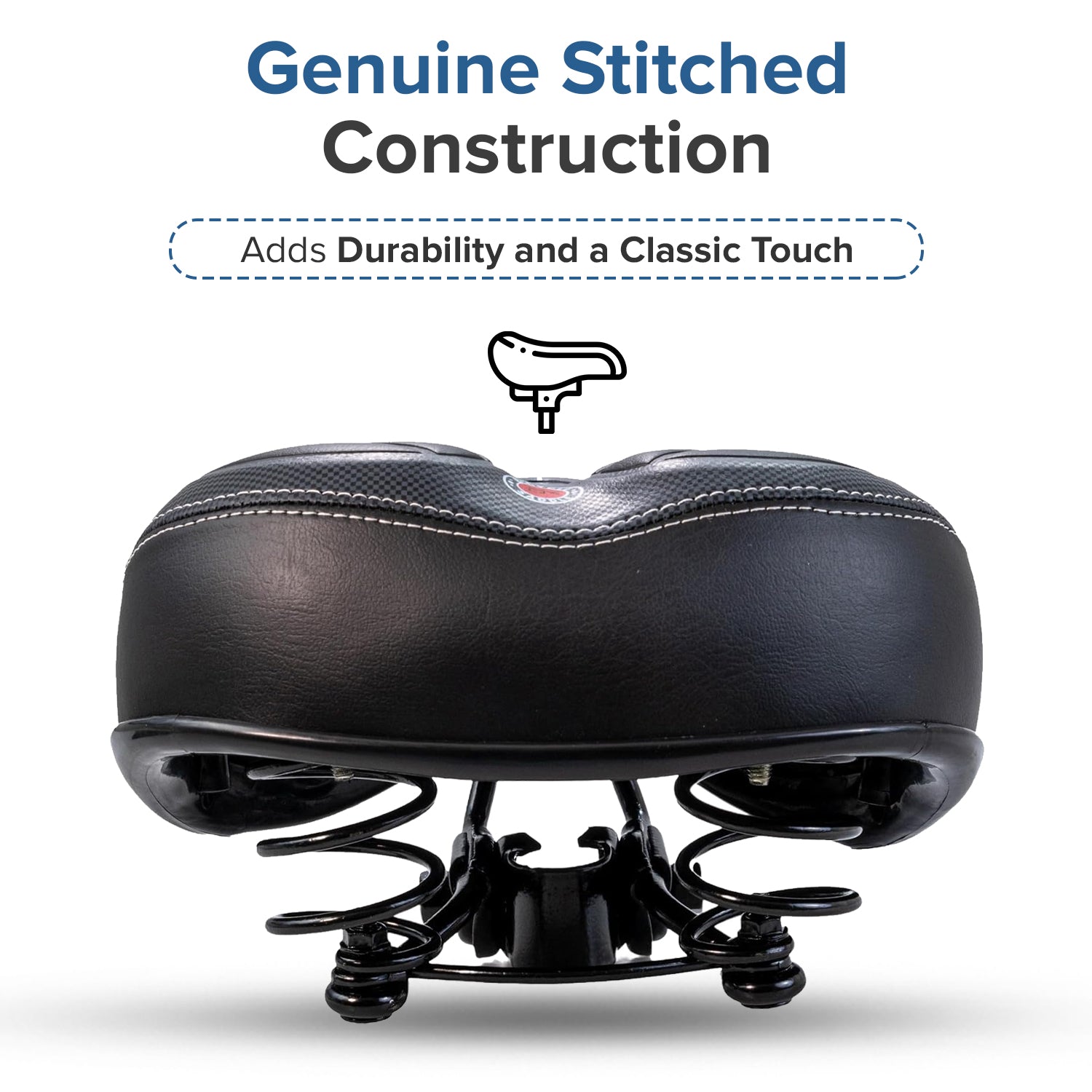 Deluxe Wide Cruiser Saddle Seat for Bikes & Scooters – Monster Scooter Parts