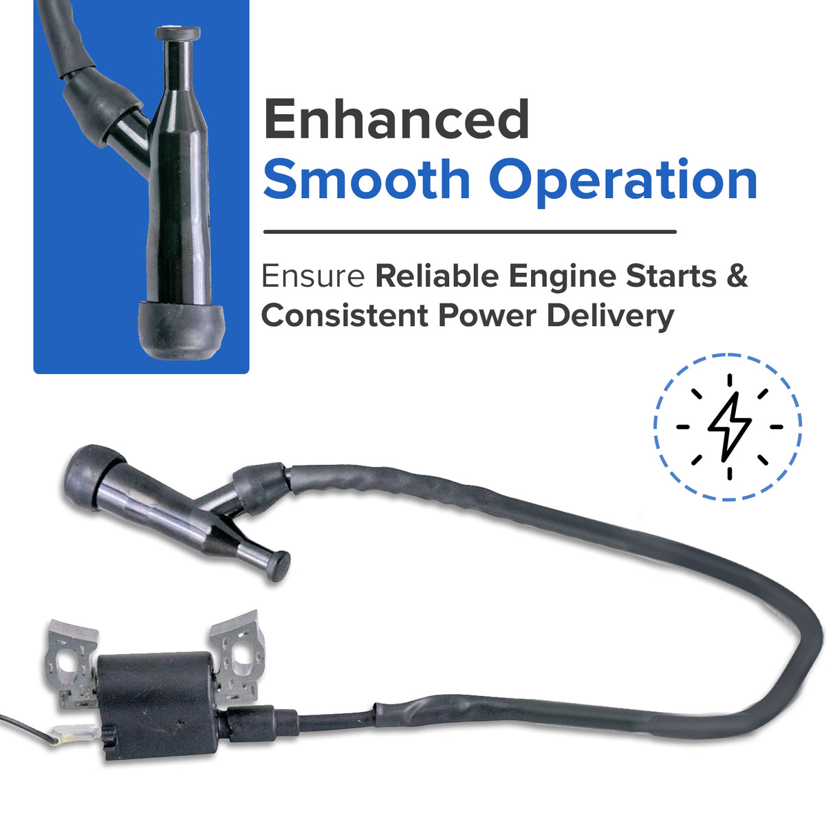 196cc 6.5 Hp (Honda GX200 Clone) Ignition Coil for the Baja Mini Bike MB165 & MB200 (Baja Heat, Mini Baja, Baja Warrior)