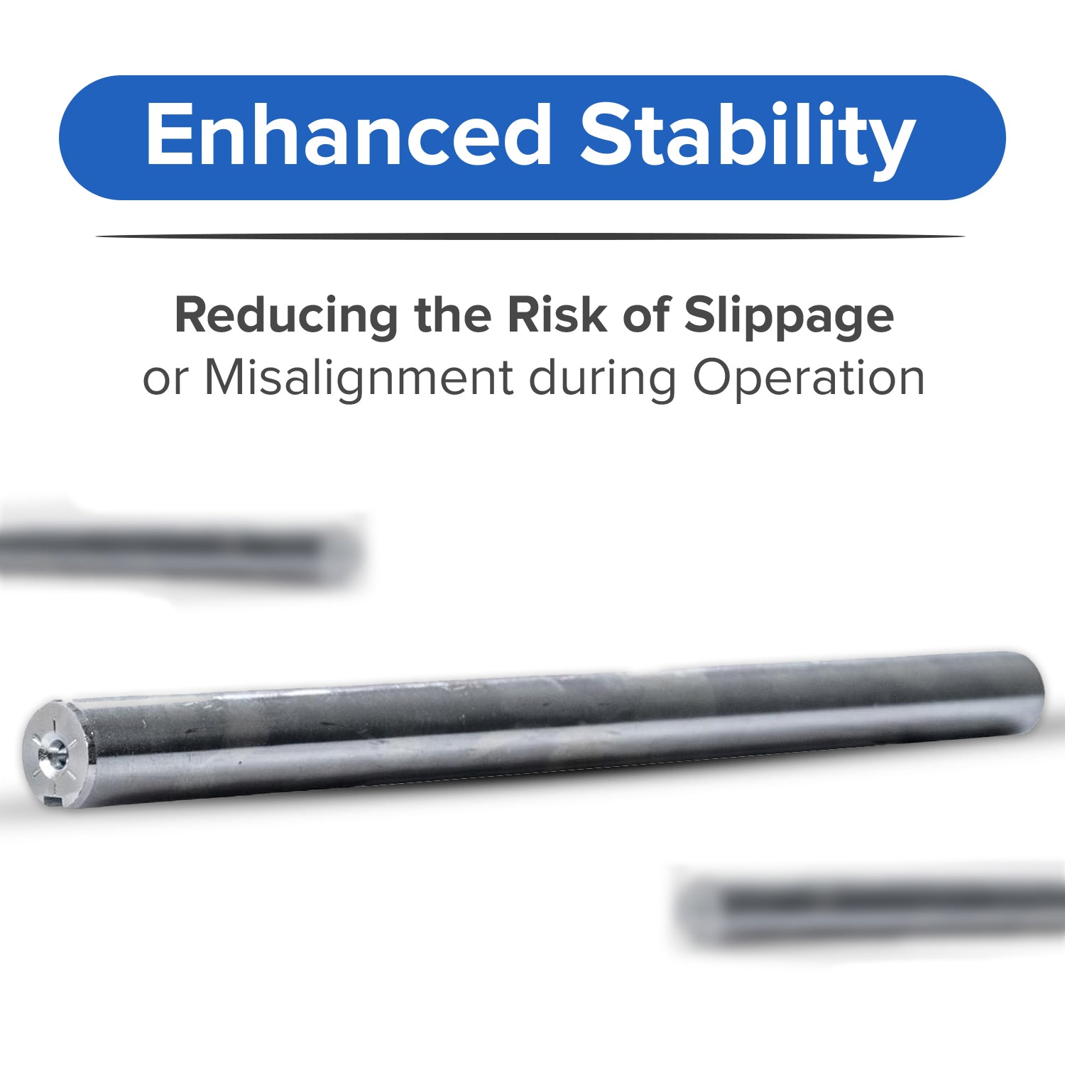 3/4" x 10" Jackshaft with 3/16" Keyway for Go-Karts & Mini Bikes