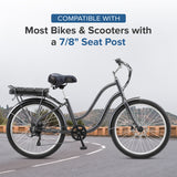 Deluxe Wide Cruiser Saddle Seat for Bikes & Scooters