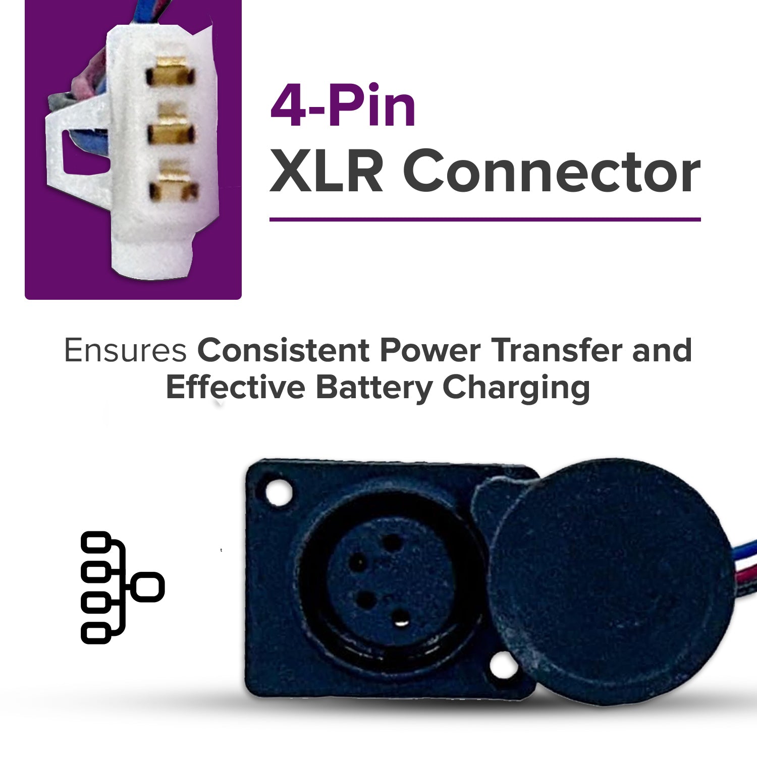 XLR-4 Charging Port