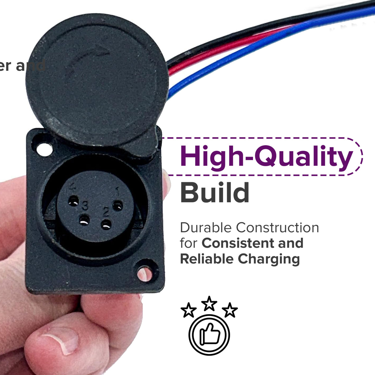 XLR-4 Charging Port