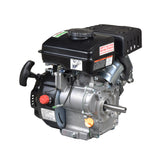 Replacement 79cc 3 HP Engine for the Monster Moto / Mega Moto Classic 80cc (MM-B80) Mini Bike, featuring a close-up of the black plastic tank, red cap, and user-friendly controls.