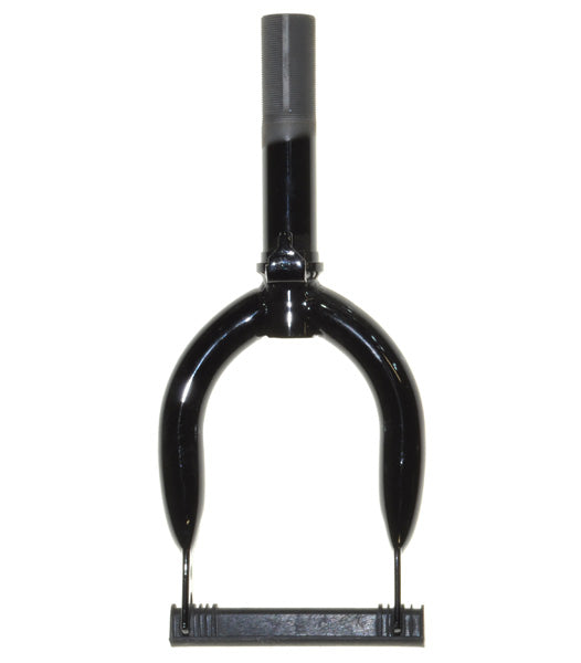 8 Fork for IZIP I-300 electric scooter by Currie Technologies, featuring a sleek black metal design with a sturdy handle, essential for scooter stability and performance.