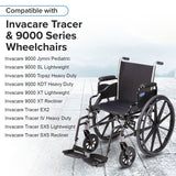 Desk Length Clothing Guard for Invacare Tracer & 9000 Series Wheelchairs