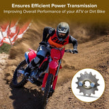 #420 Chain - 14 Tooth Front Sprocket for 50cc, 70cc, 90c, 110cc, & 125cc Pit Dirt Bikes & ATVs with 17 mm Shaft