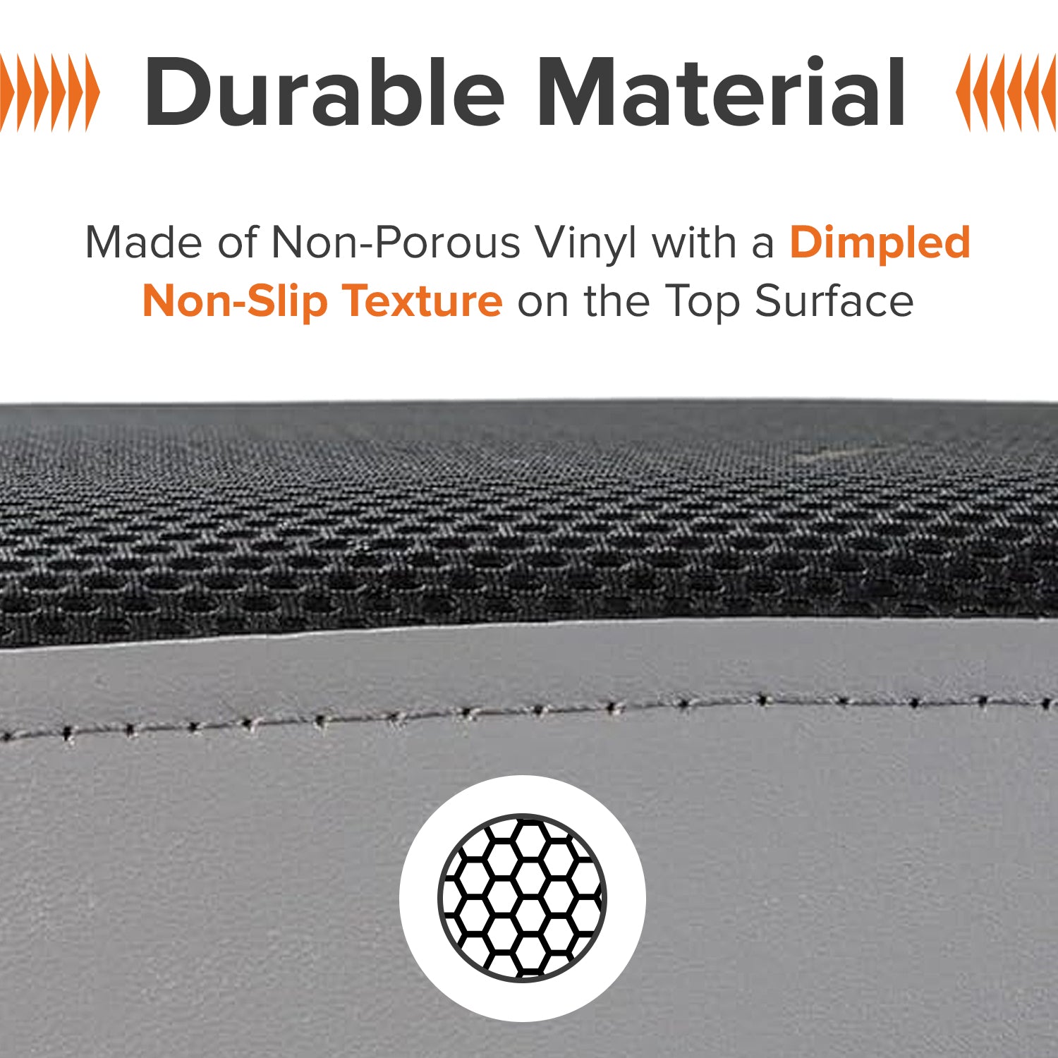 Black & Gray Vinyl Seat for Baja 90cc - 150cc ATVs