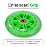 125 mm Razor A3 Kick Scooter Wheels with Bearings (Set of 2)