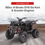 High Output Racing Performance Ignition Coil for 150cc 4-Stroke GY6 Go-Kart & Scooter Engines