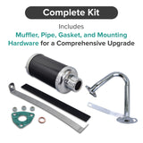 Performance Exhaust System for 6.5 Hp Engine Go-Karts