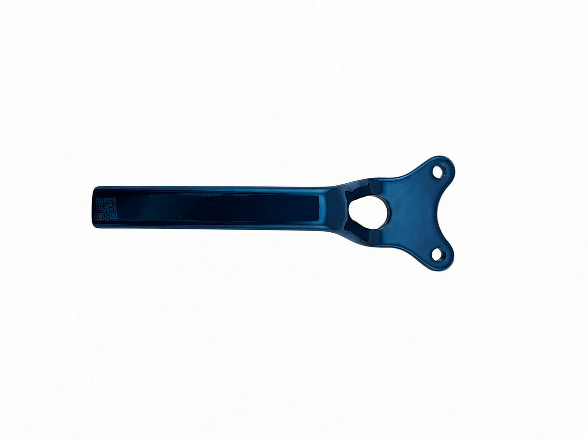 Midnight Sky blue Jazzy Carbon joystick mounting bracket, additional view 2