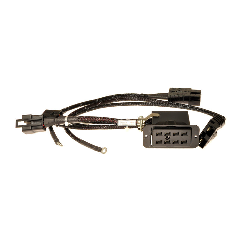 9 Pin Electronic Power Interface Cable for the Jazzy 1122 Power Chair, showing a close-up of the black cable with visible connectors, essential for the chair's operating system.