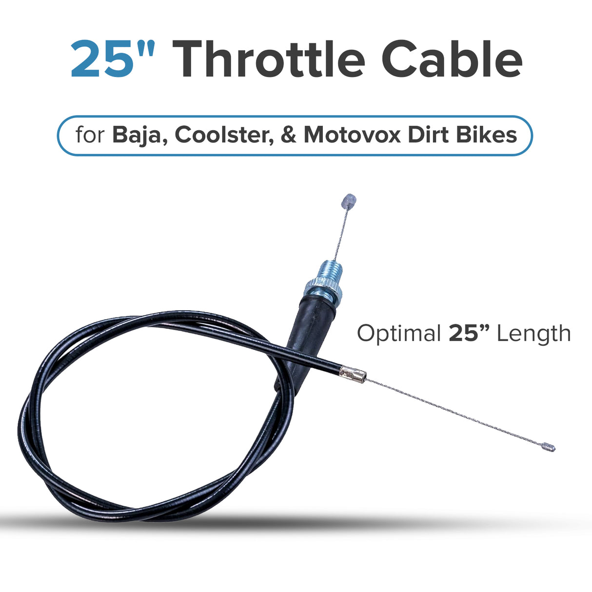 25" Throttle Cable for Baja, Coolster, & Motovox Dirt Bikes