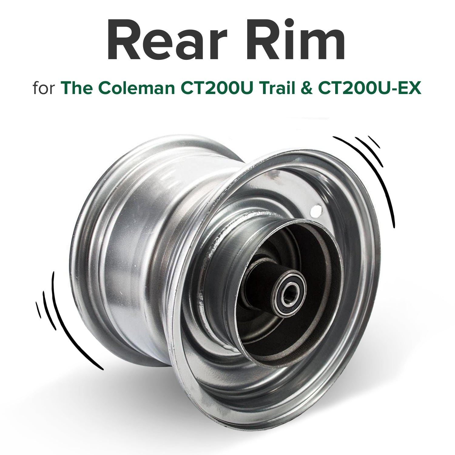 Coleman ct200u rear wheel online