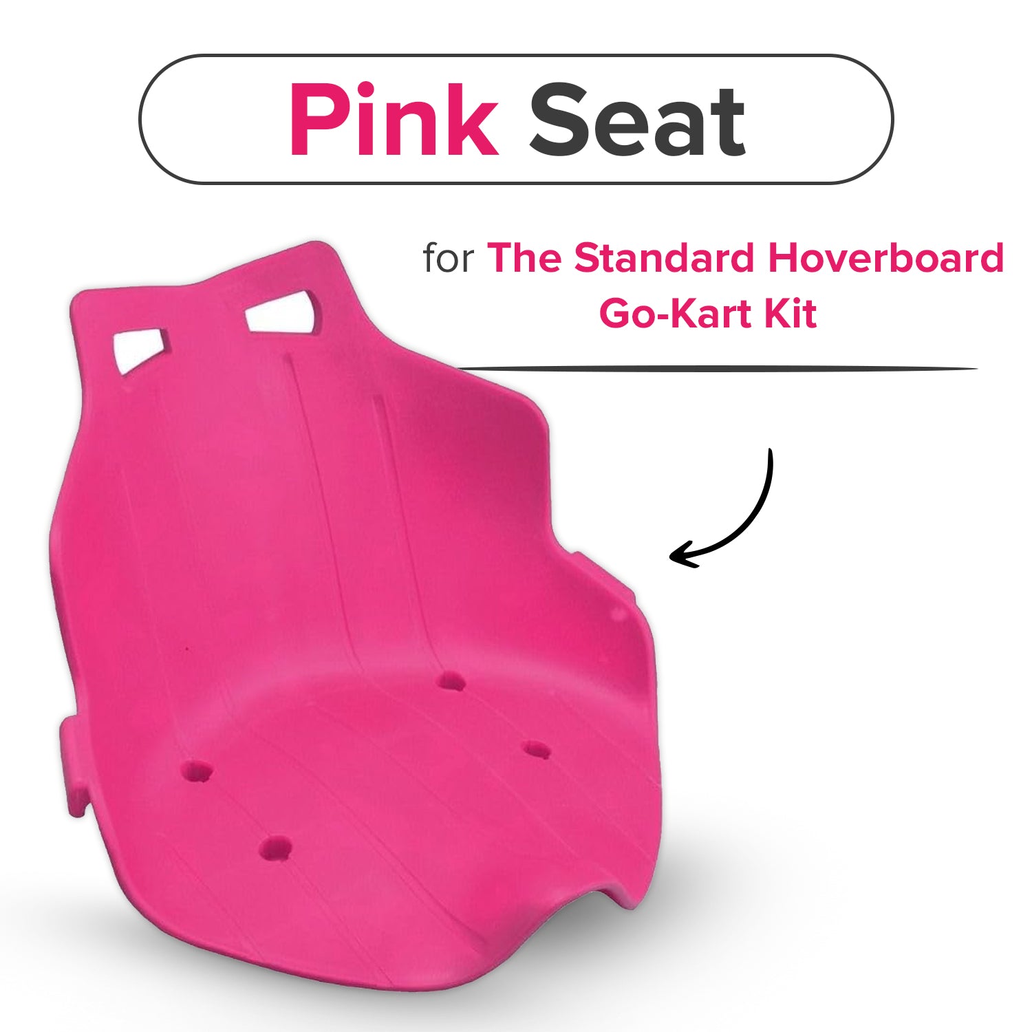 Seat for the Standard Hoverboard Go-Kart Kit