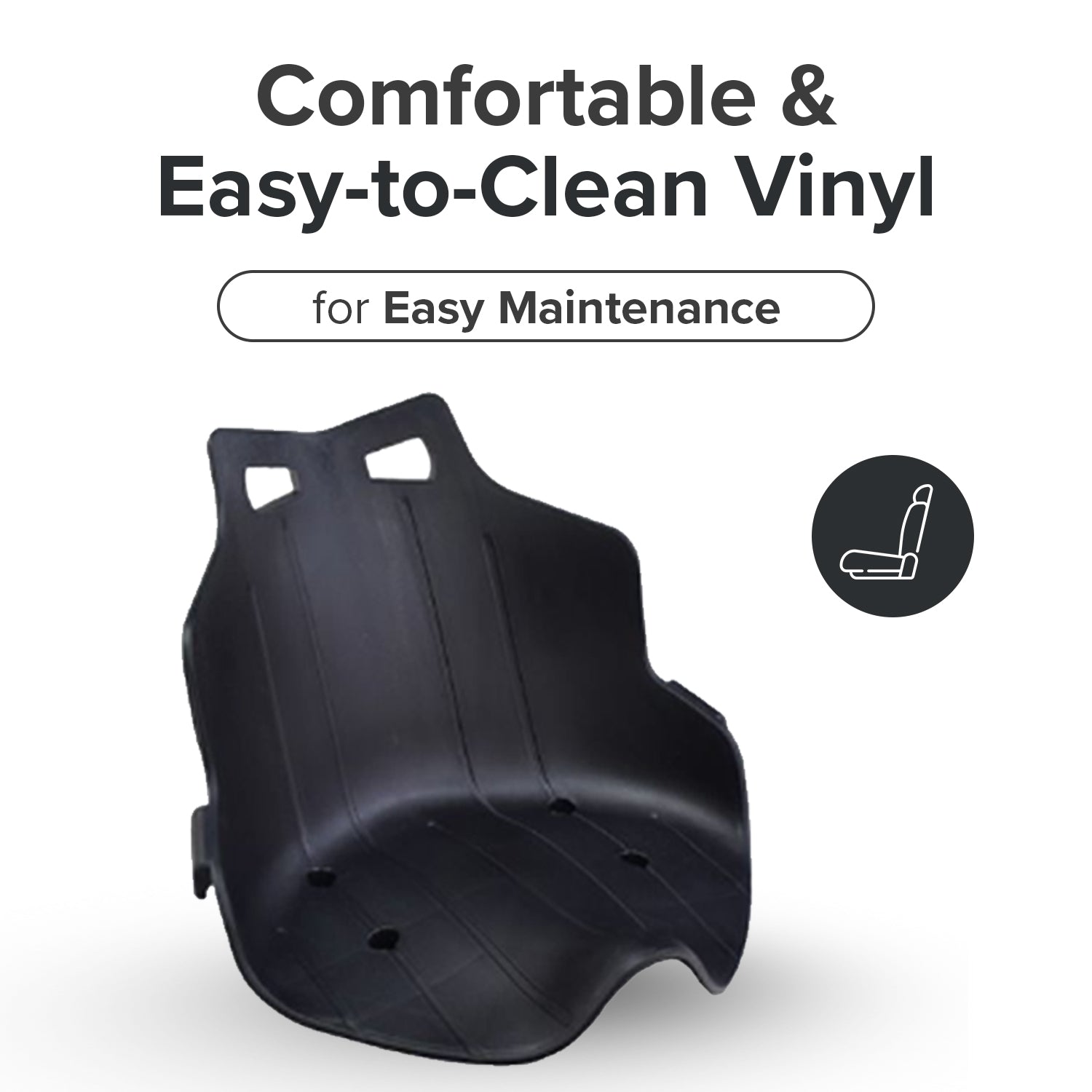 Seat for the Standard Hoverboard Go-Kart Kit