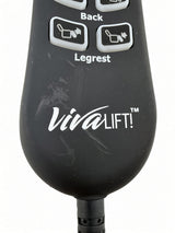 10-Button 5-Pin Replacement Remote Hand Control for Pride VivaLift Lift Chair (Standard & Early Version Viva Lift 2) - (CTL1707190) For Standard & Early Version VivaLift 2 Models (Blemished)