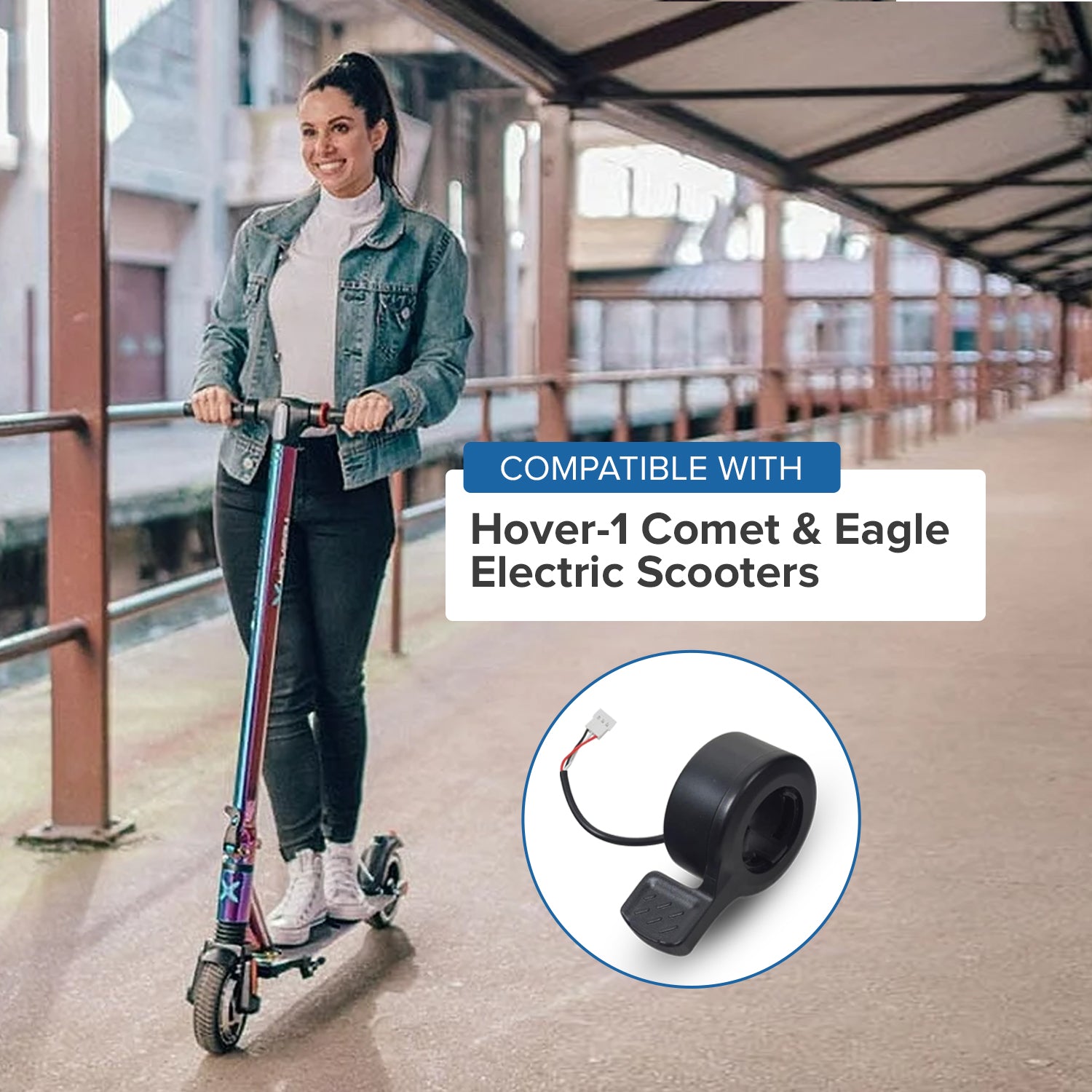 Thumb Throttle for Hover-1 Comet & Eagle Electric Scooters