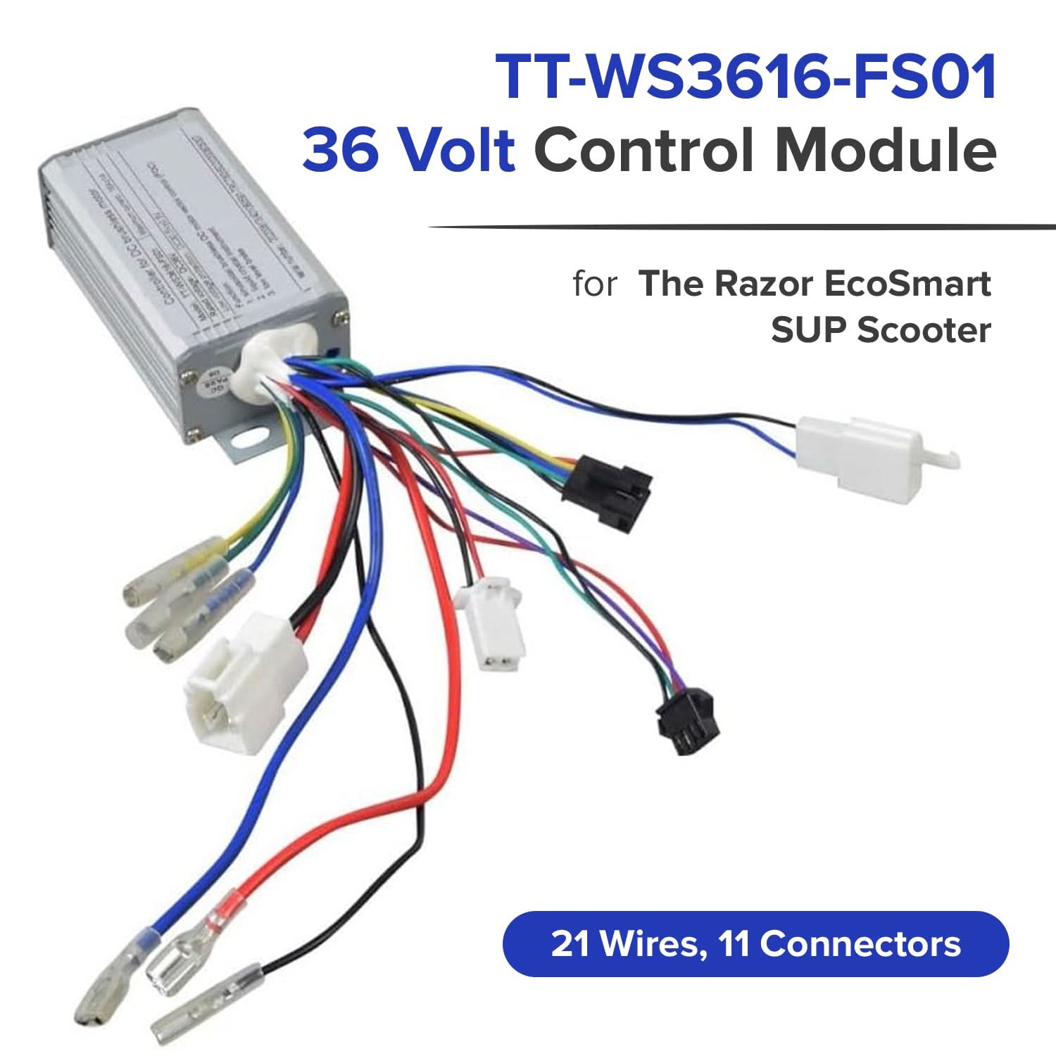 TT-WS3616-FS01 36 Volt Control Module for the Razor EcoSmart SUP Scooter (Versions 1+)