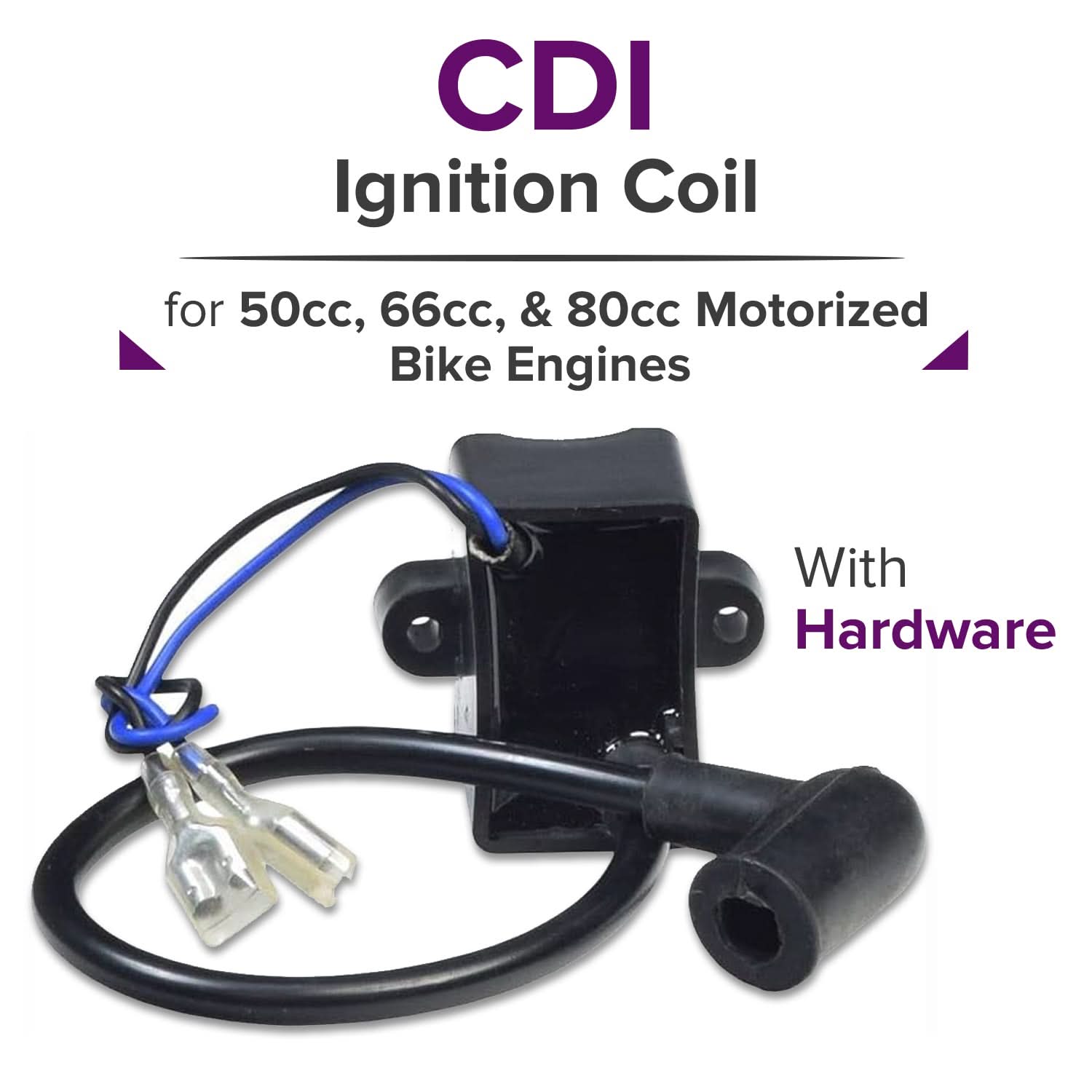 contactless electrical ignition for 8cc bicycle engine CDI Ignition Coil with Hardware for 50cc, 66cc, & 80cc Motorized Bike Engines