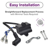 CDI Ignition Coil with Hardware for 50cc, 66cc, & 80cc Motorized Bike Engines