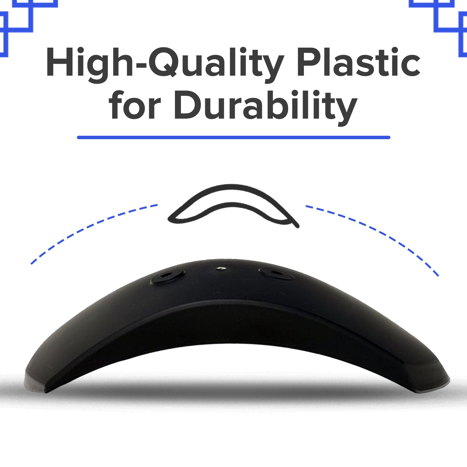 Black Plastic Front Fender for Baja Doodle Bug DB30 & Coleman CC100X Mini Bikes