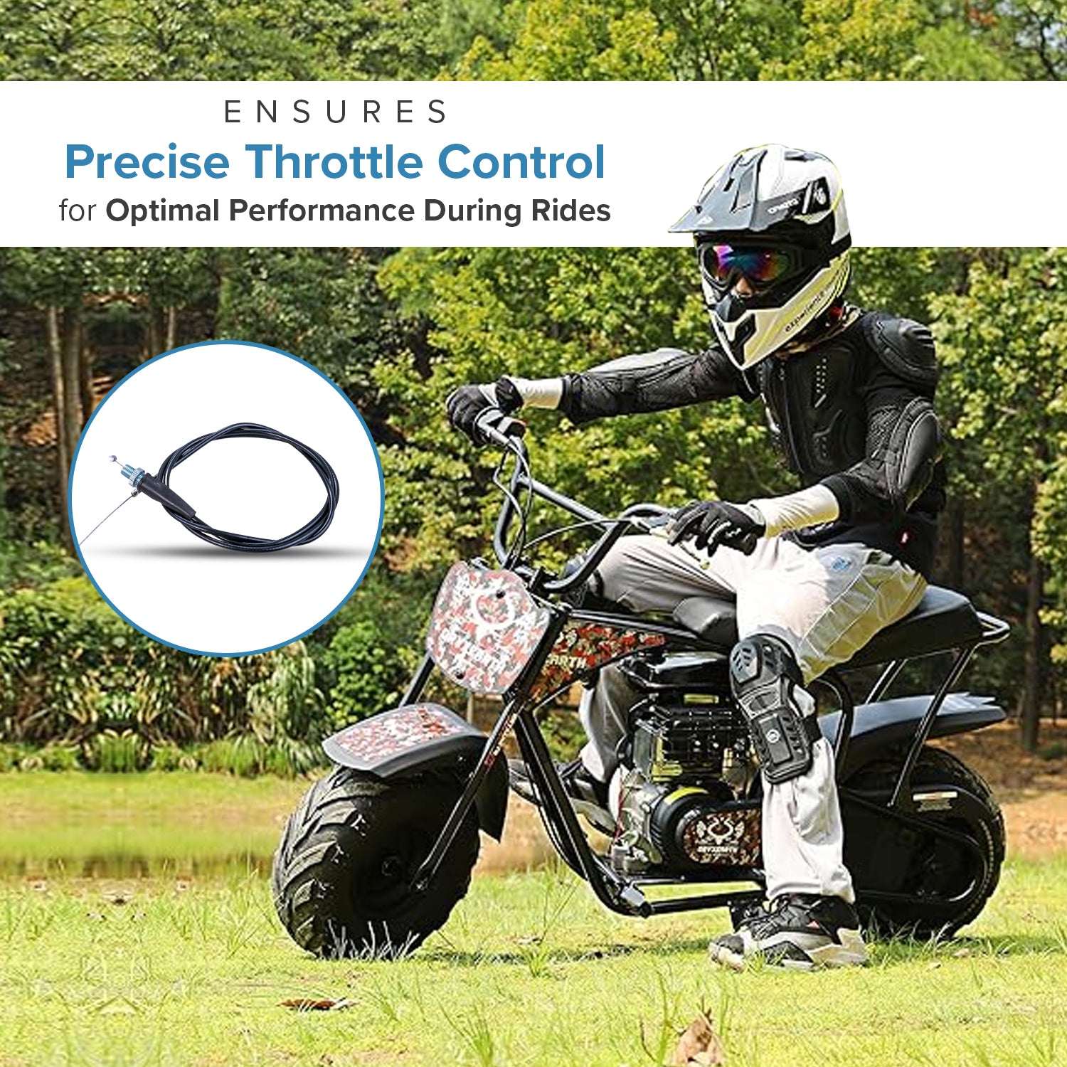 46" Throttle Cable for Mini Bikes