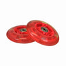 100 mm / 98 mm Replacement Flashing Light LED Kick Scooter Wheel with Bearings (Set of 2) featuring a clear design with embedded LED lights, enhancing visibility and style for kick scooters.