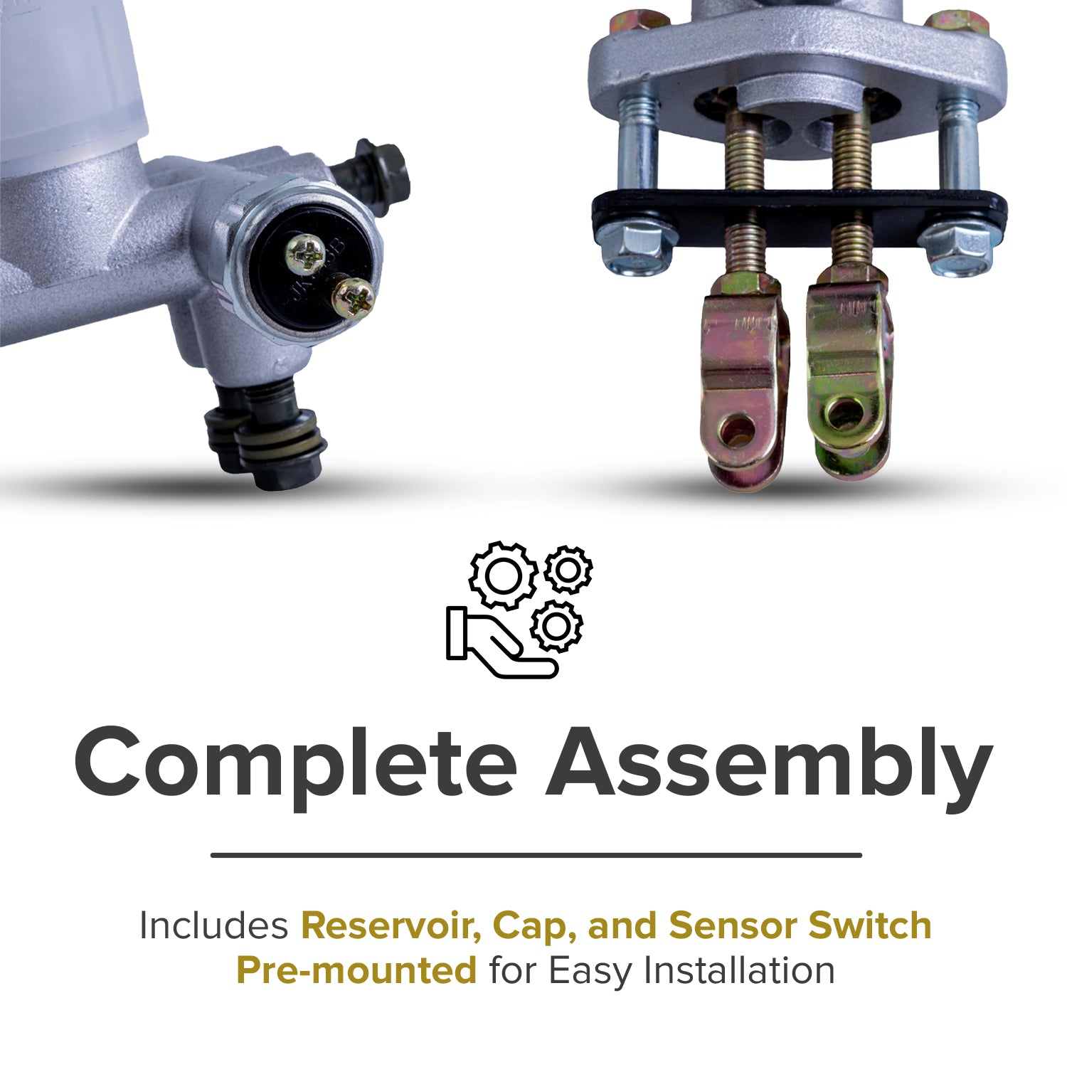 Hydraulic Master Brake Cylinder for 150cc - 250cc Go-Karts & Dune Buggies
