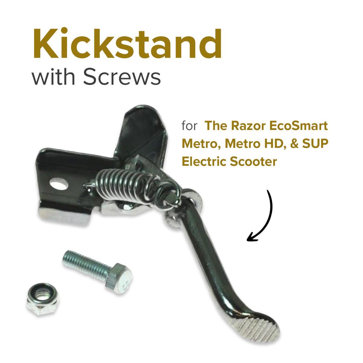 Kickstand with Screws for the Razor EcoSmart Metro