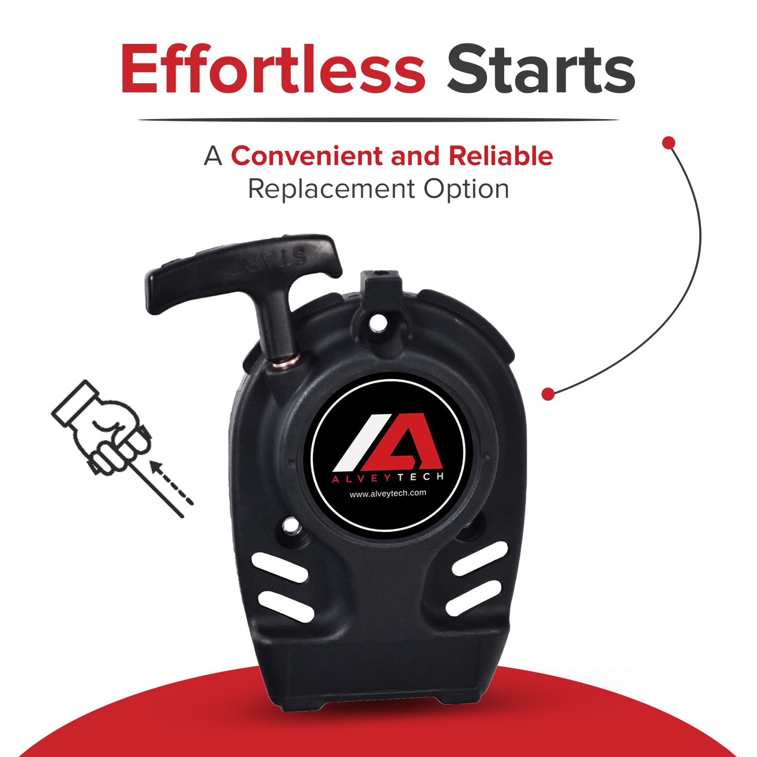 Pull Start for 40cc 4-Stroke ATVs, Dirt Bikes, & Mini Bikes