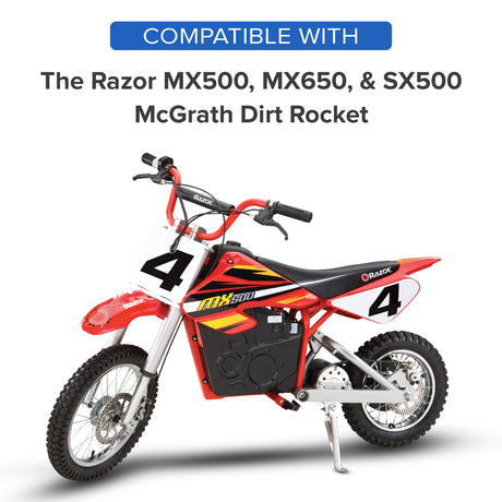 Front Axle Bolt, Spacers, and Lock Nut for the Razor MX500, MX650, & SX500 McGrath Dirt Rocket