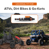 13-1/2" Adjustable Air Shocks for ATVs, Dirt Bikes & Go-Karts (Set of 2)