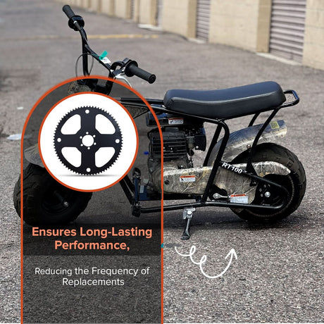 75 Tooth #35 Chain Sprocket for the Massimo MM-MB100 Mini Bike