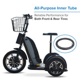 16x2.15/2.50 Inner Tube with Angled Valve Stem