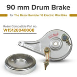 90 mm Drum Brake for the Razor Rambler 16 Electric Mini Bike