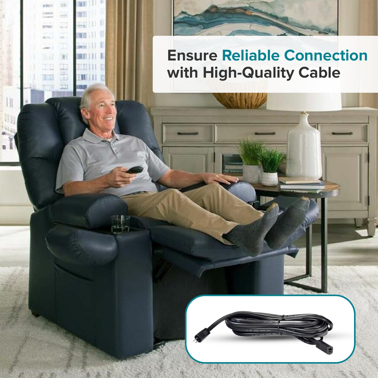 OKIN Transformer to Motor Cable for Lift Chairs