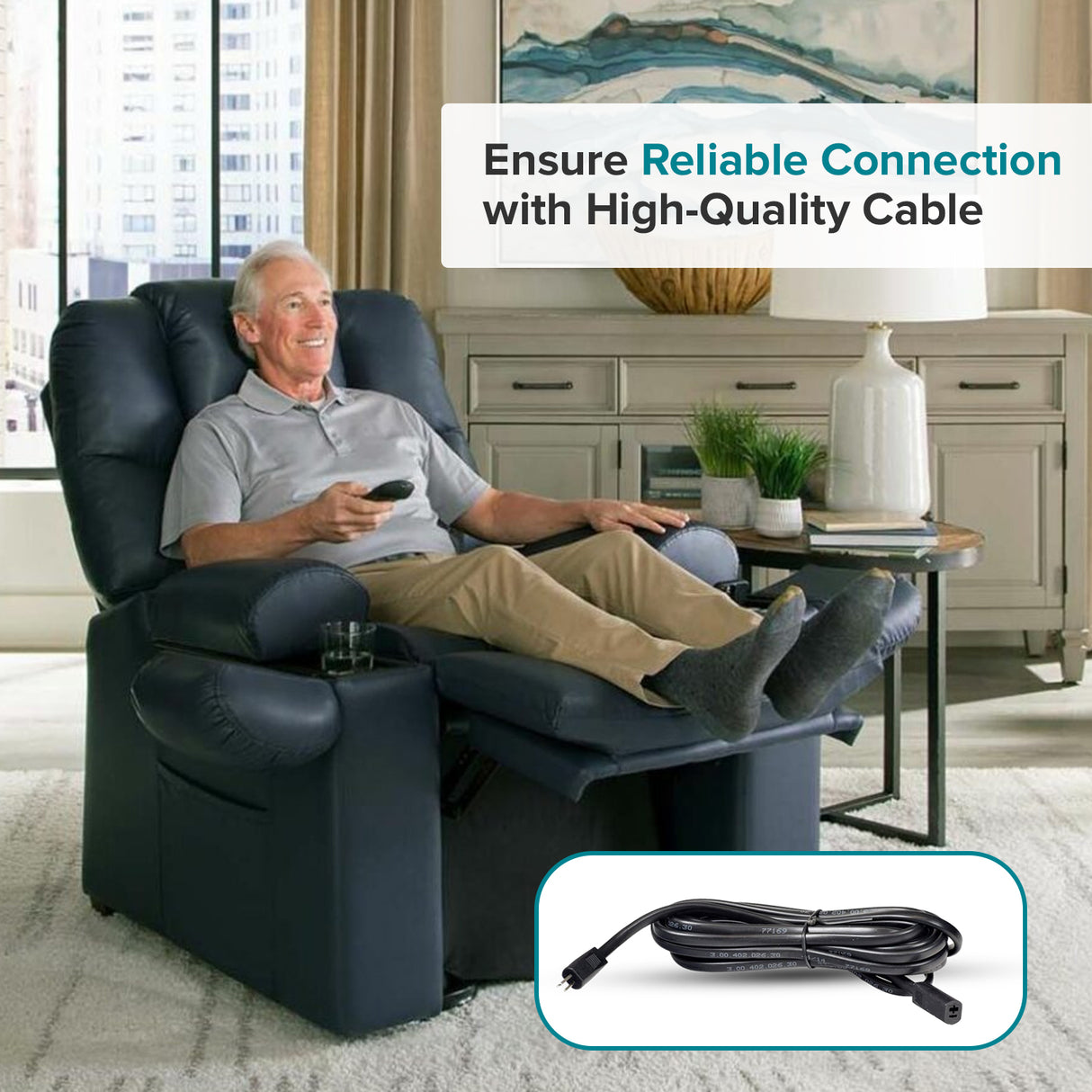 OKIN Transformer to Motor Cable for Lift Chairs