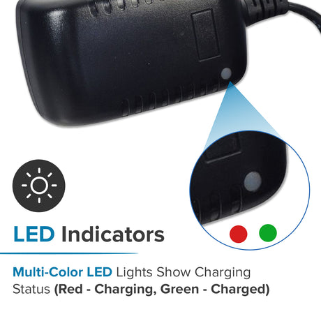 12 Volt 2.1 mm ID Coaxial Battery Charger for the Razor Pocket Mod Petite