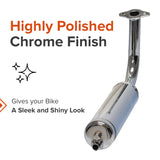 Exhaust Pipe & Muffler for 48cc - 80cc 2-Stroke Bicycle Engine Kits