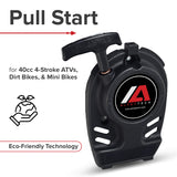 Pull Start for 40cc 4-Stroke ATVs, Dirt Bikes, & Mini Bikes